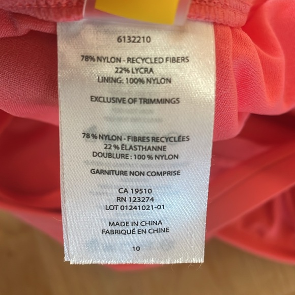 Lole pink coral one piece swimsuit size 10 - Picture 6 of 14